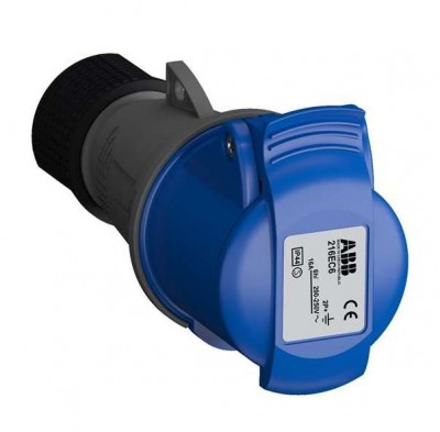 Вилка кабельная Easy&Safe 432EP6 32А 3P+N+E IP44 6ч ABB 2CMA101995R1000
