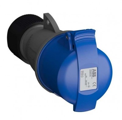 Розетка кабельная 216EC6 Easy&Safe 216EC6 16А 2P+E IP44 6ч ABB 2CMA102003R1000