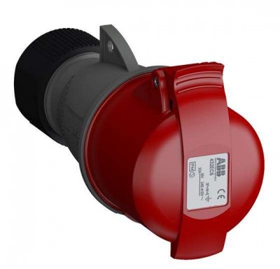 Розетка кабельная 416EC6 Easy&Safe 416EC6 16А 3P+N+E IP44 6ч ABB 2CMA102023R1000