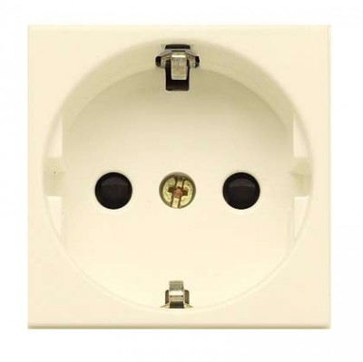 Механизм розетки 1-м СП 2мод. Zenit 16А IP21 250В с заземл. Schuko защ. шторки безвинт. клеммы альп. бел. ABB 2CLA228860N1101