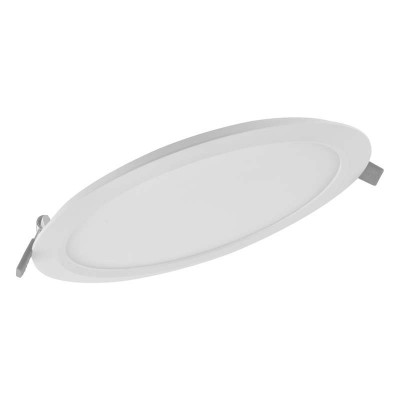 Светильник светодиодный Downlight SLIM ROUND тонкий ДВО 18Вт 4000К 1440лм IP44 ECO CLASS бел. LEDVANCE 4058075154483