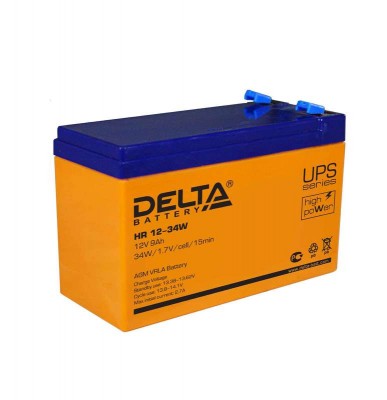 Аккумулятор UPS 12В 9А.ч Delta HR 12-34 W