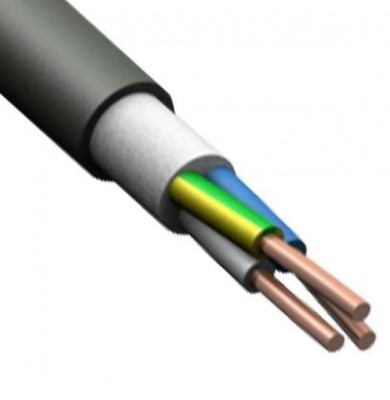 Кабель ввгнг(а)-lsltx 3х4 ок (м) элкаб 13126