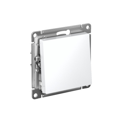 Выключатель 1-кл. СП AtlasDesign 10А IP20 (сх. 1) 10AX с самовозвратом механизм бел. SE ATN000115