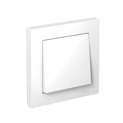 Выключатель 1-кл. СП AtlasDesign 10А IP20 (сх. 1) 10AX в сборе бел. SE ATN000112
