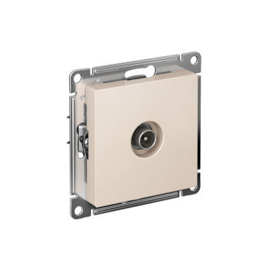 Розетка телевизионная TV AtlasDesign коннектор механизм беж. SE ATN000293