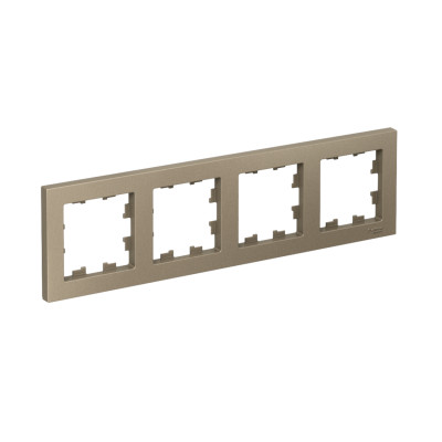 Рамка 4-м AtlasDesign универс. шампань SE ATN000504