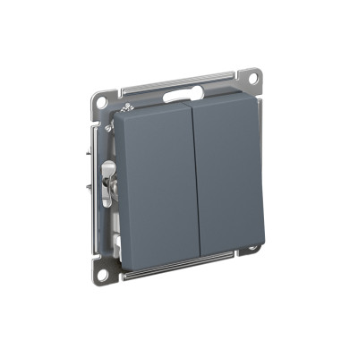 Выключатель 2-кл. AtlasDesign (сх. 2) 10А с самовозвратом механизм грифель SE ATN000717