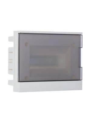 Бокс в нишу Basic E 8М сер. прозр. дверь (с клемм) ABB 1SZR004002A1203