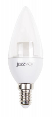 Лампа светодиодная PLED-SP CL 7Вт C37 свеча 3000К тепл. бел. E14 540лм 230В JazzWay 2853097
