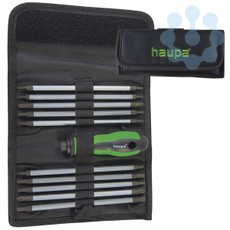 Набор: отвертка со сменными стержнями (11 предметов) HAUPA 104008-1