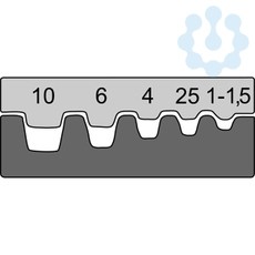 Матрица для обжимных клещей 210842 HAUPA 210842/E