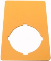 Знак аварийная остановка 50х33мм с инд. надписью M22-XZK желт. EATON 216479