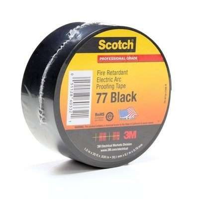 Лента для защиты от огня и дугового разряда 38мм Scotch 77 (дл.6м) 3М 7100004537