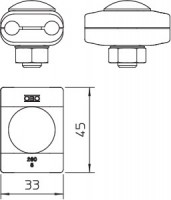 Соединитель паралл. Rd8 гальванич. оцинк. 260 8 OBO 5315700
