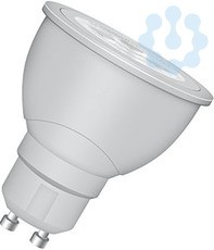 Лампа светодиодная PARATHOM PAR16 D 50 36 5.5W/827 5.5Вт 2700К тепл. бел. GU10 350лм 220-240В OSRAM 4052899943957