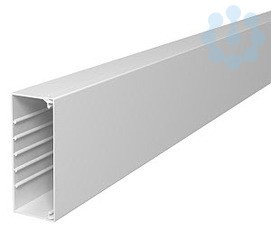 Кабель-канал безгалогеновый WDKH 60х150х2000мм WDKH-60150RW ABS-пластик бел. (дл.2м) OBO 6175425