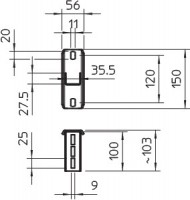 Траверса 1268 KP FT OBO 6350054