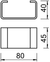 Распорка С-образная DSK 45 VA4301 OBO 6416489