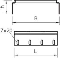 Комплект соединительный для лотка H60 RVS 60 30 DD OBO 6068775