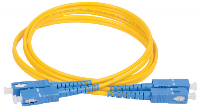 Патч-корд оптический коммутационный соединительный для одномодового кабеля (SM); 9/125 (OS2); SC/UPC-SC/UPC (Duplex) (дл.100м) ITK FPC09-SCU-SCU-C2L-100M