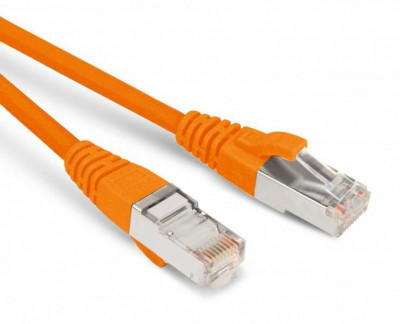 Патч-корд PC-LPM-SFTP-RJ45-RJ45-C6-0.5M-LSZH-OR SF/UTP экран. кат.6 LSZH 0.5м оранж. Hyperline 264447