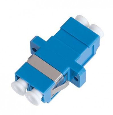 Адаптер волоконно-оптический соединительный одномодовый LC/UPC-LC/UPC двойной пласт. син. (уп.2шт) NIKOMAX NMF-OA2SM-LCU-LCU-2