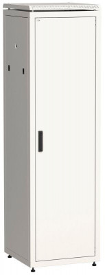 Шкаф сетевой 19дюйм LINEA N 42U 600х800мм металлическая передняя дверь сер. ITK LN35-42U68-M