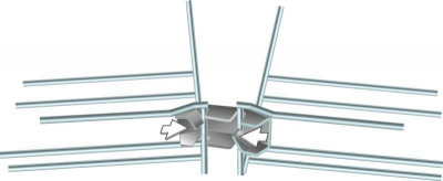 Соединение угловое для провол. лотка безвинтовое DC (уп.25шт) CABLOFIL CM558327