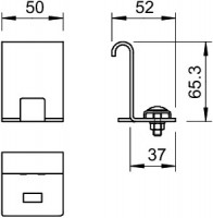 Зажим для ответвл. оцинк. LAS 60FT OBO 6221351