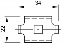 Фиксатор GKS 34 VA4401 SP OBO 6016859