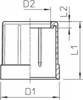 Втулка защитная для соединения черн. 129 M25 SW (уп.50шт) OBO 2047950