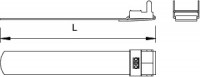 Лента натяжная с фиксатором 550х16.5х1.2 574 05 55 GNBG OBO 6490158