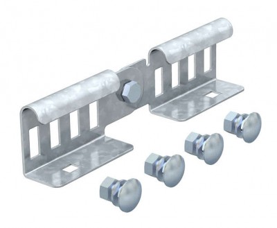 Комплект для кабельного лестн. лотка соединительный шарнирный H=45мм LGVG 45 FT (болт + шайба + гайка) OBO 6200929