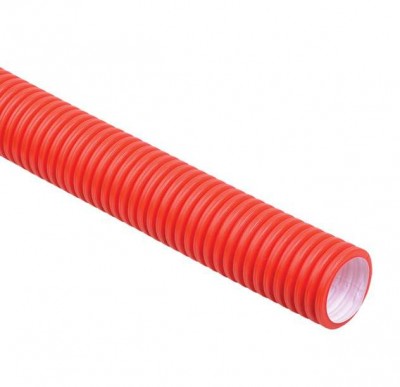 Труба ПНД/ПВД гофро двустенная d40 красн. (уп.50м) ИЭК CTG12-040-K04-050