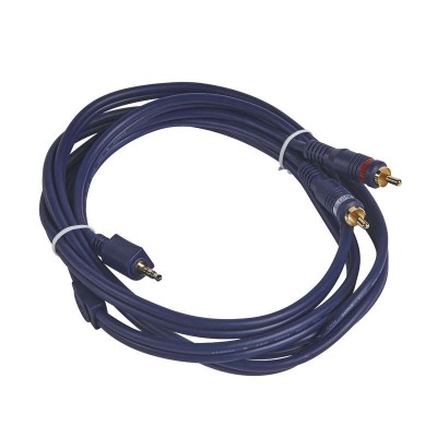 Кабель стерео 3.5мм штекер 2RCA/Y 5м Leg 039870