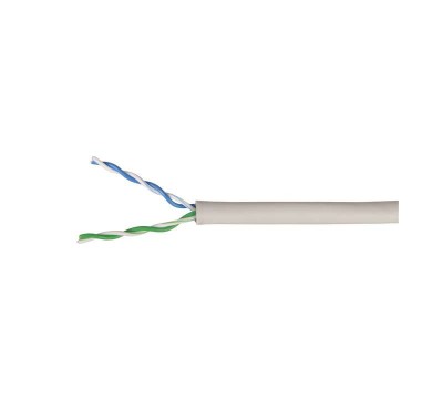 Кабель связи витая пара ШПД U/UTP кат. 5e 24AWG 2х2х0.48мм solid LSZH (500м) бел. (м) ITK BC1-C5E02-128