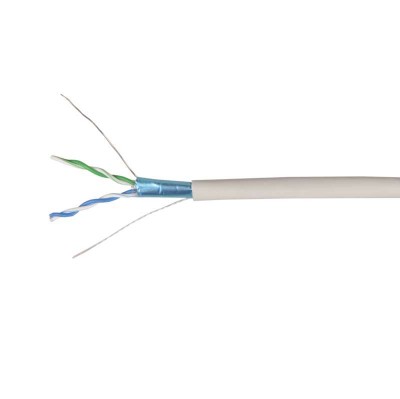 Кабель связи витая пара ШПД F/UTP кат. 5e 24AWG 2х2х0.48мм solid LSZH (500м) бел. (м) ITK BC1-C5E02-328