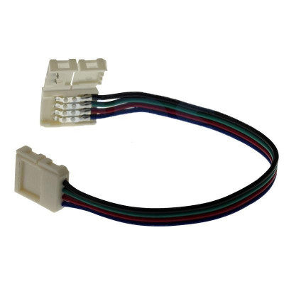 Коннектор соединительный для RGB LED лент 10мм 15см IP23 Lamper 144-004