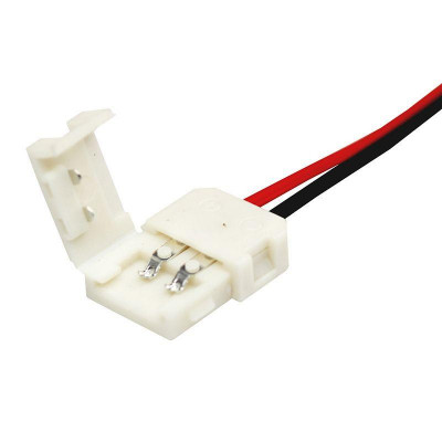 Коннектор питания (1 разъем) для одноцвет. LED лент 8мм SMD3528 IP20 Lamper 144-011