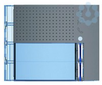 Панель лицевая звукового модуля + 2 кнопки вызова верт. allstreet Leg BTC 351123