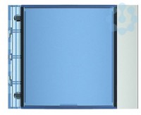 Панель лицевая модуля с полем для надписи инф. табло allmetal Leg BTC 352201