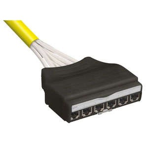 Кассета-кабель RJ45 претерминированная кат.6А S/FTP (дл.6м) Leg 032833