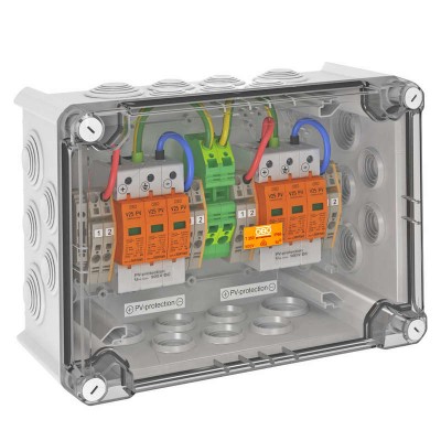 Комплект УЗИП в защитном корпусе (Класс I+II) 900ВVG-BCPV900K 22 OBO 5088566