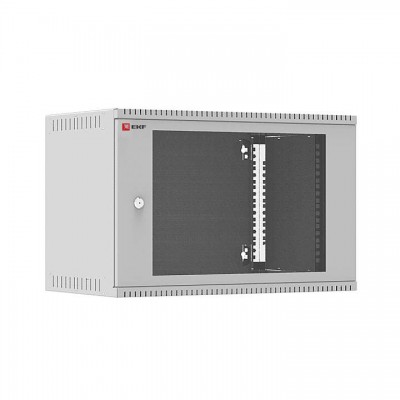 Шкаф телекоммуникационный настенный 6U (600х350) дверь стекло PROxima EKF ITB6G350E
