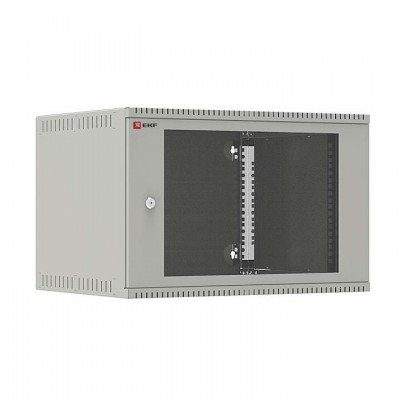 Шкаф телекоммуникационный настенный 6U (600х450) дверь стекло PROxima EKF ITB6G450E