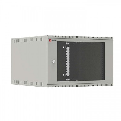 Шкаф телекоммуникационный настенный 6U (600х650) дверь стекло PROxima EKF ITB6G650E