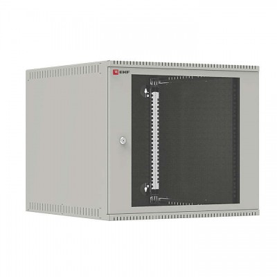 Шкаф телекоммуникационный настенный 9U (600х650) дверь стекло PROxima EKF ITB9G650E