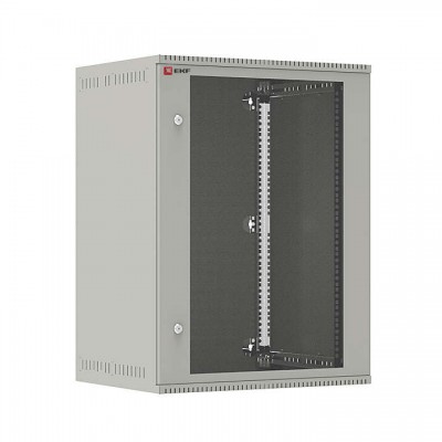Шкаф телекоммуникационный настенный 15U (600х450) дверь стекло PROxima EKF ITB15G450E