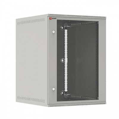 Шкаф телекоммуникационный настенный 15U (600х650) дверь стекло PROxima EKF ITB15G650E